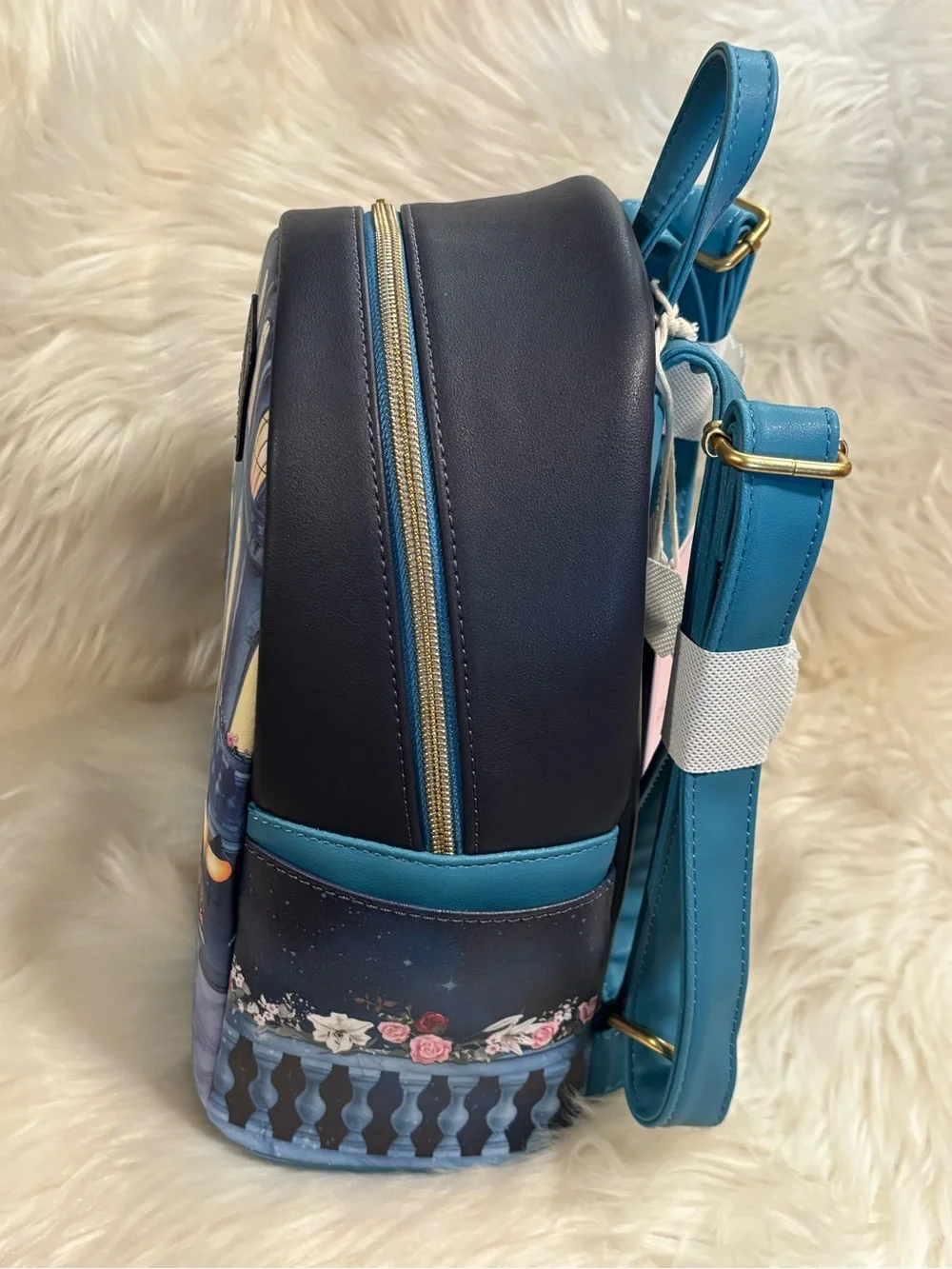 Loungefly Disney Princess Cinderella Castle Steps Mini Backpack NWT